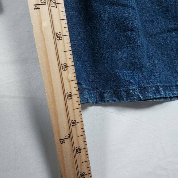 Lincoln Outfitters Denim Overalls Men’s 42x30 Blue Jean Bib Workwear 100% Cotton - Picture 11 of 14